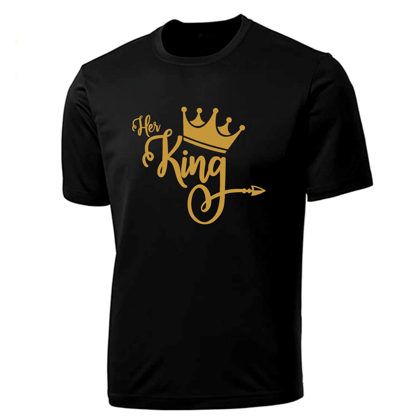 His Queen Her King Couples T-Shirt Set