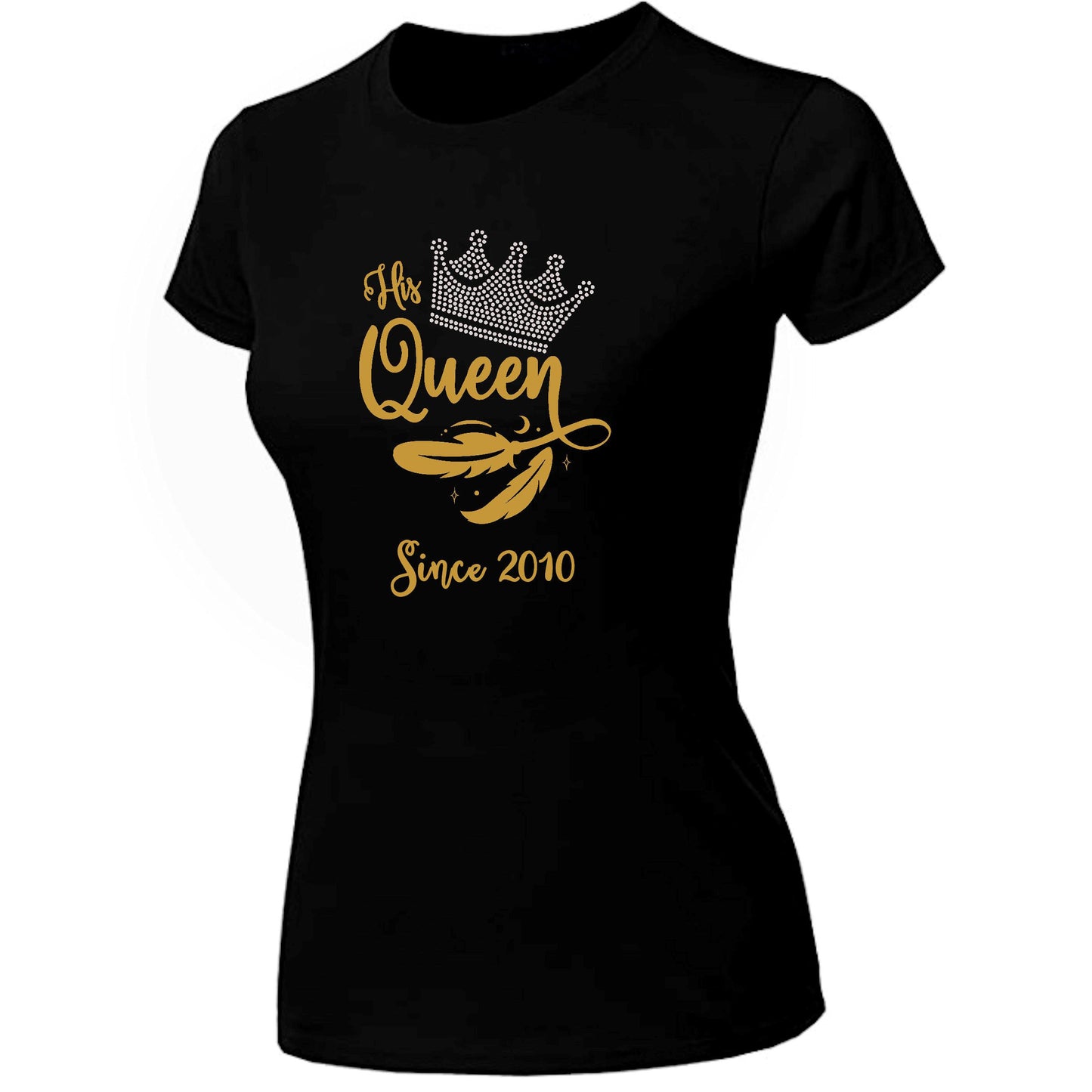 His Queen Her King Couples T-Shirt Set