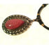 Tear Drop Cabochon Necklace