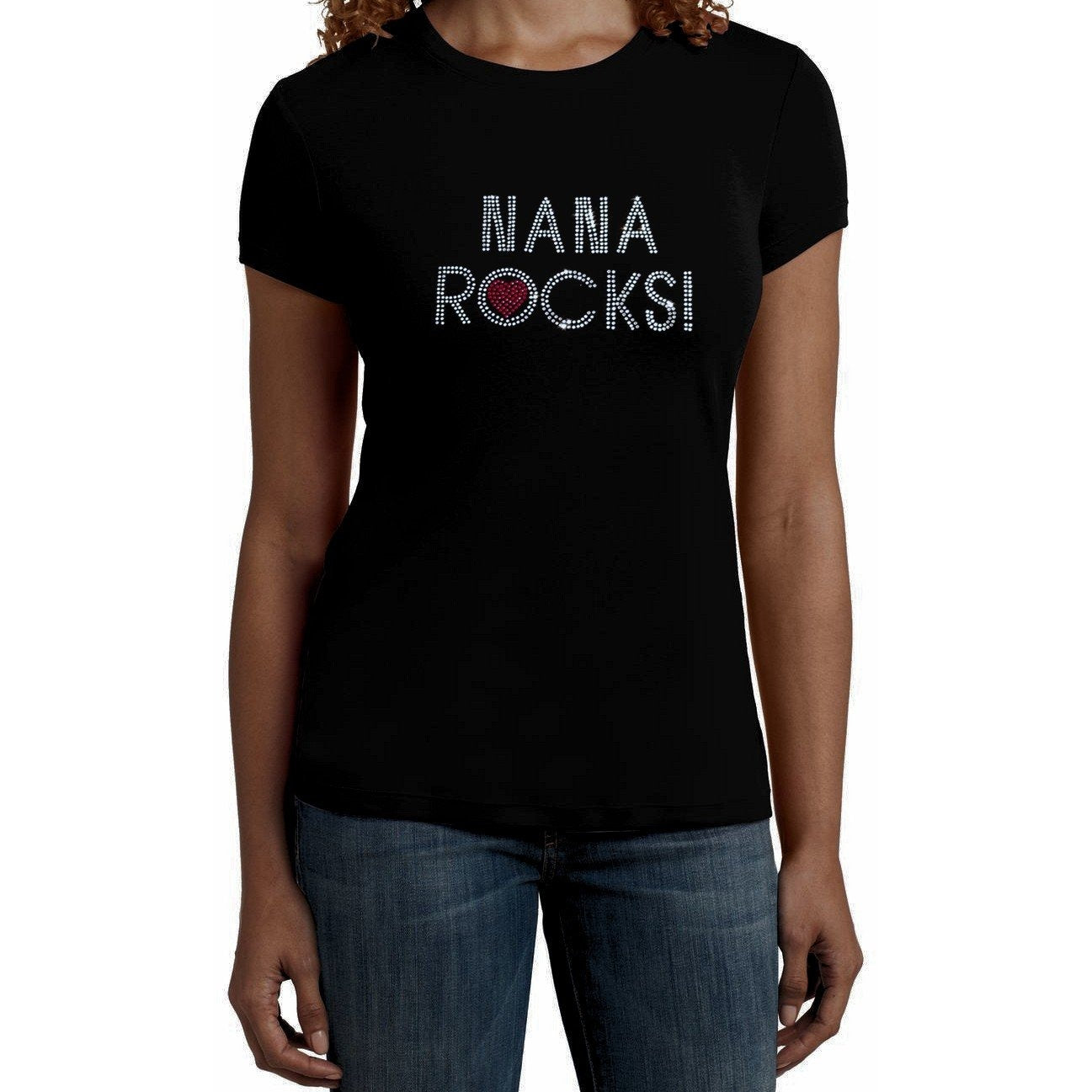 Nana Rocks Rhinestone T-Shirt