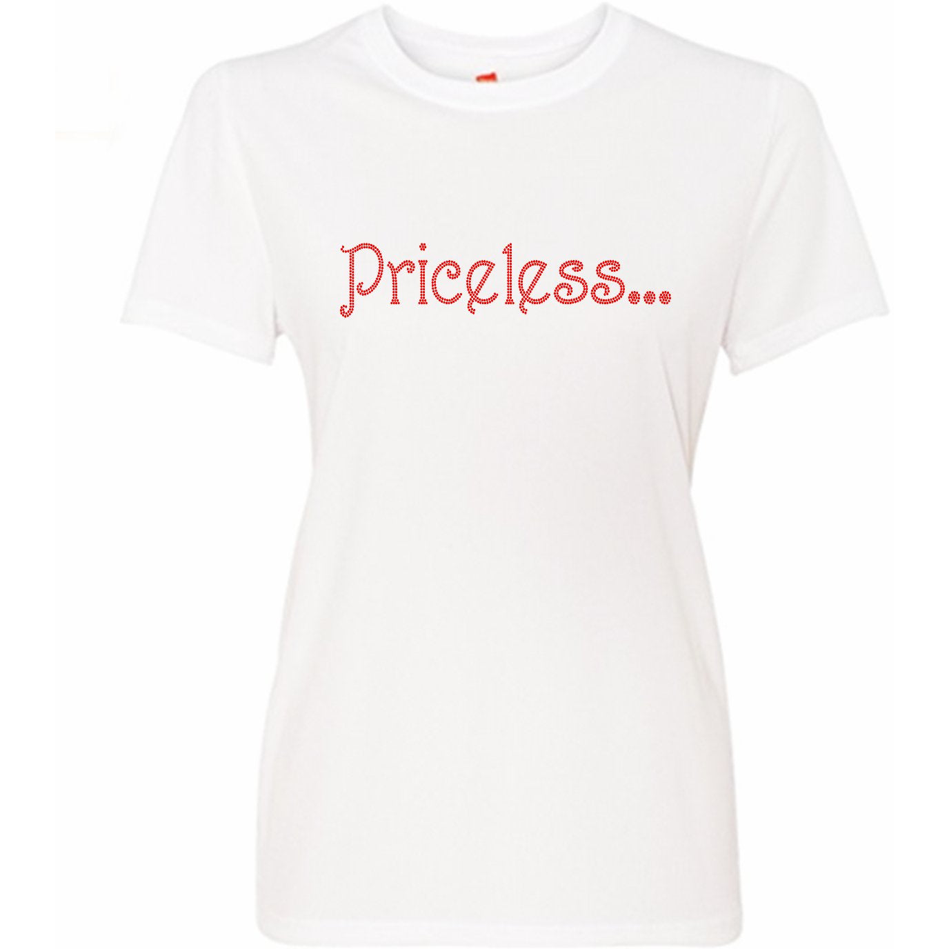 Priceless Rhinestone Self Expression T Shirt