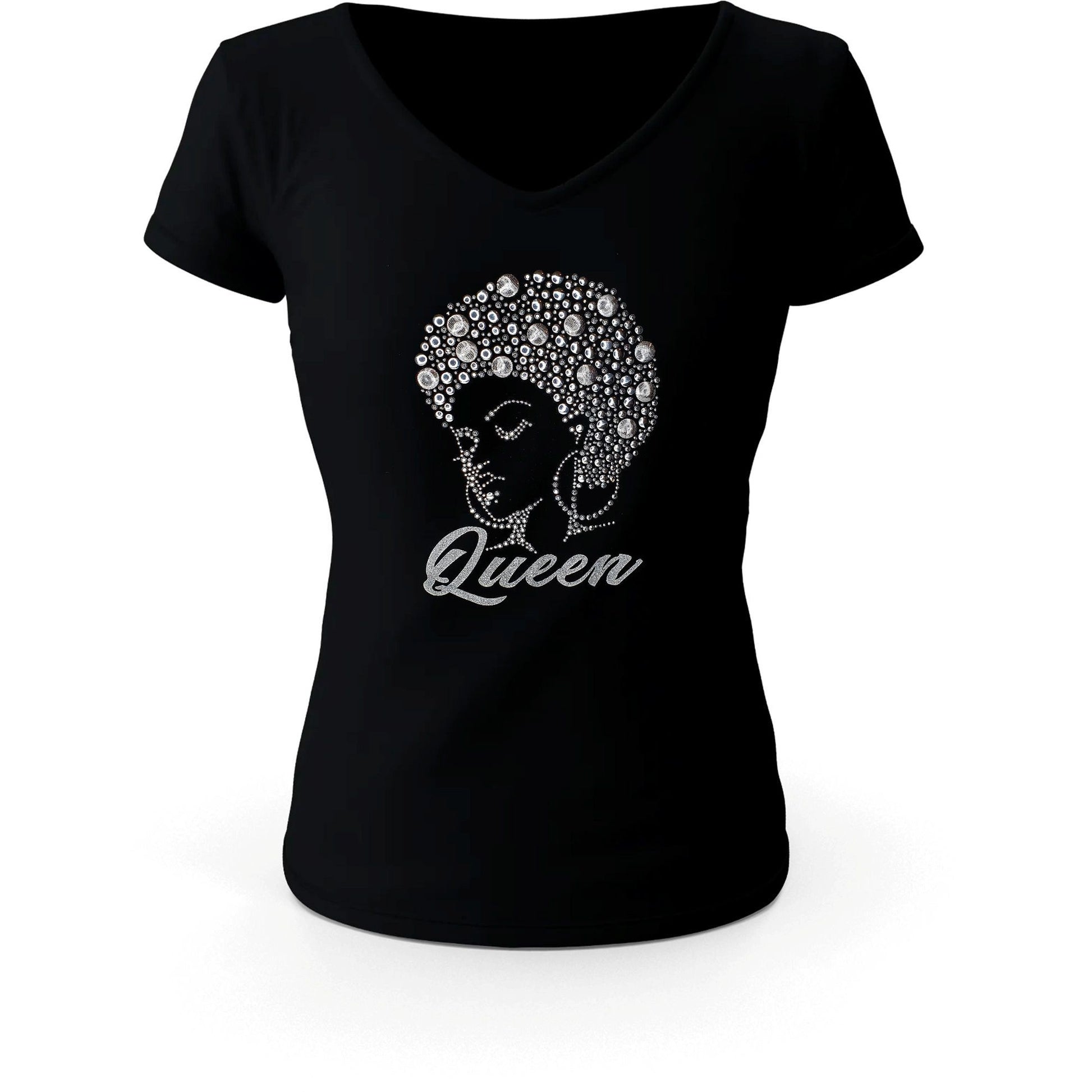 ELEVAJET Women's Stylish New Trendy QUEEN Printed T-shirt for Women & Girls  (Pack of 1)