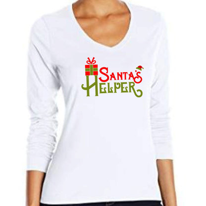 Santa's Helper Christmas T Shirt