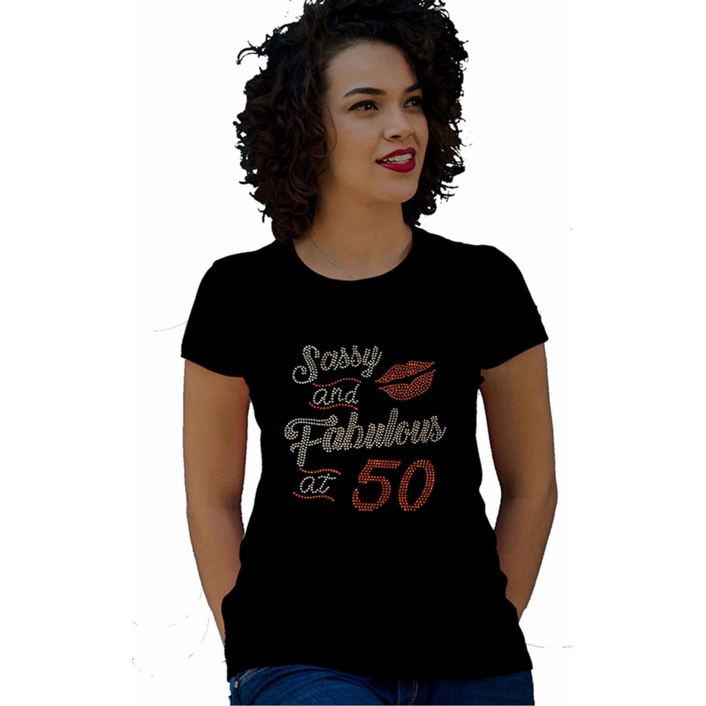 Sassy & Fabulous Personalized Rhinestone T-Shirt