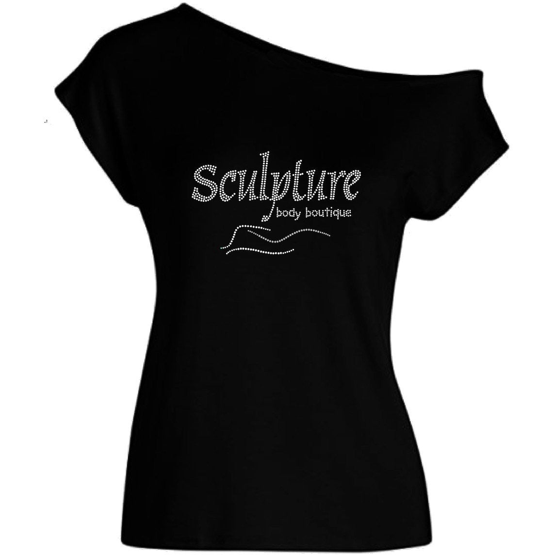 Sculpture Custom Rhinestone Logo T-Shirts