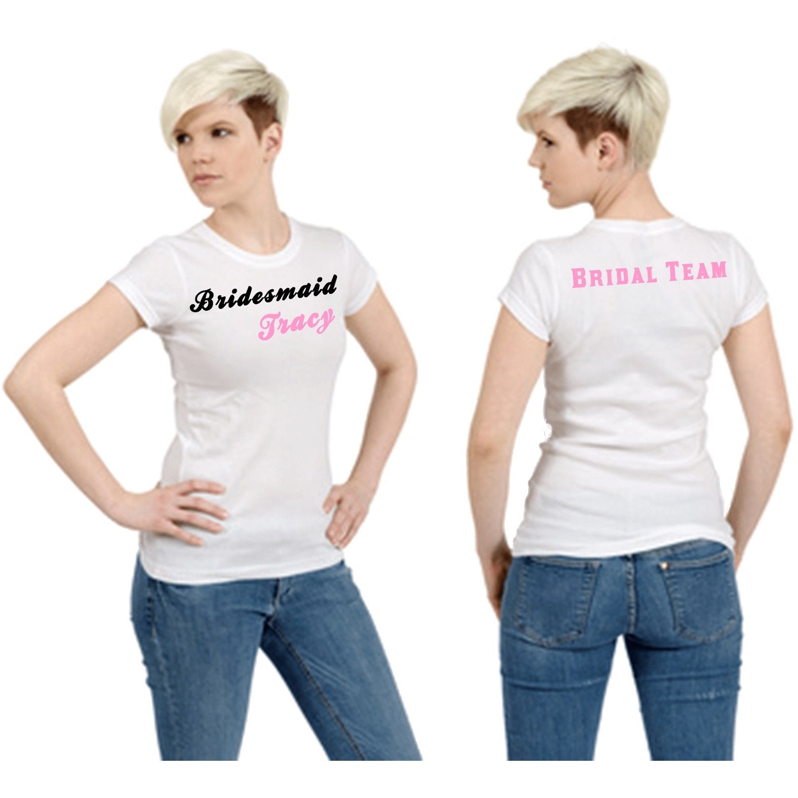 Personalized Bridal Party T Shirts