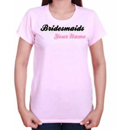 Personalized Bridal Party T Shirts