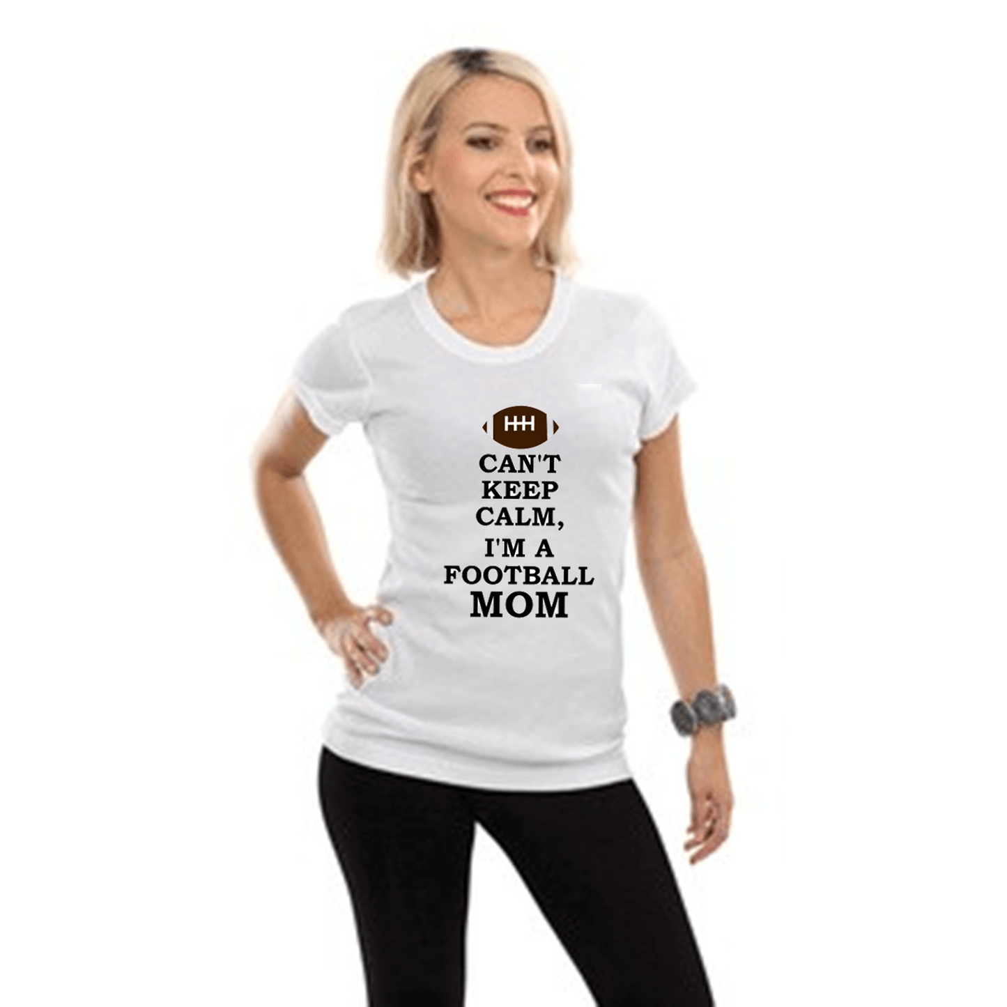 Can't Keep Calm Football Mom T Shirt