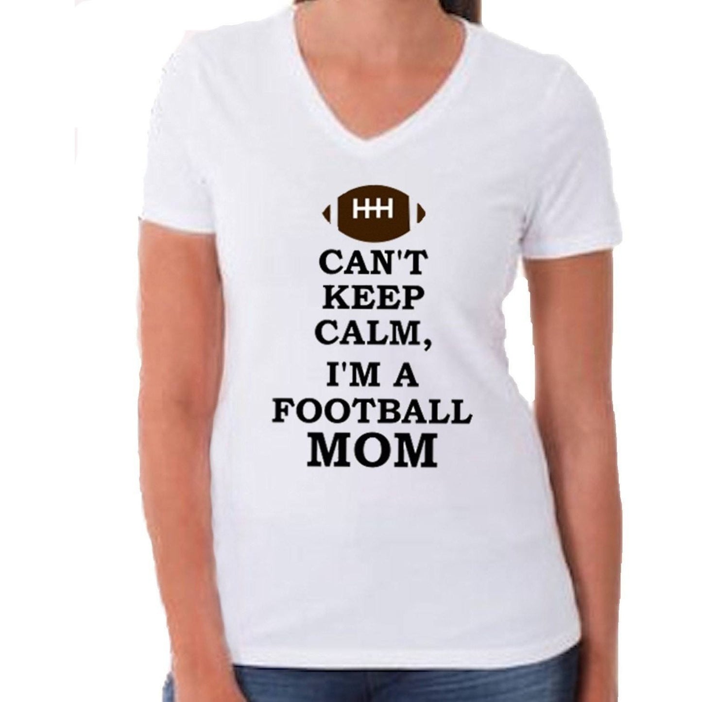 Can't Keep Calm Football Mom T Shirt