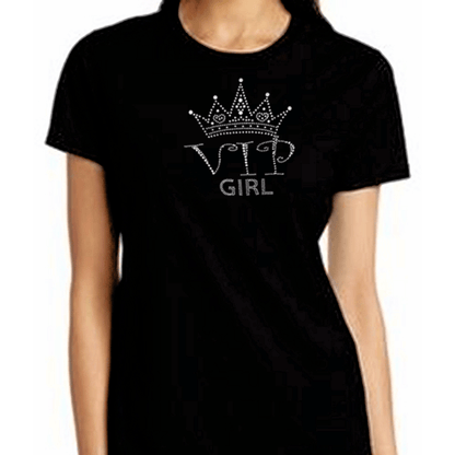 V.I.P. Girl Rhinestone T Shirt
