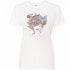Butterfly Hair Rhinestone Bling Woman T Shirt