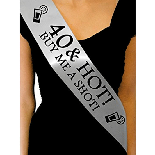 Personalized Age Hot Buy Me A Shot Sash