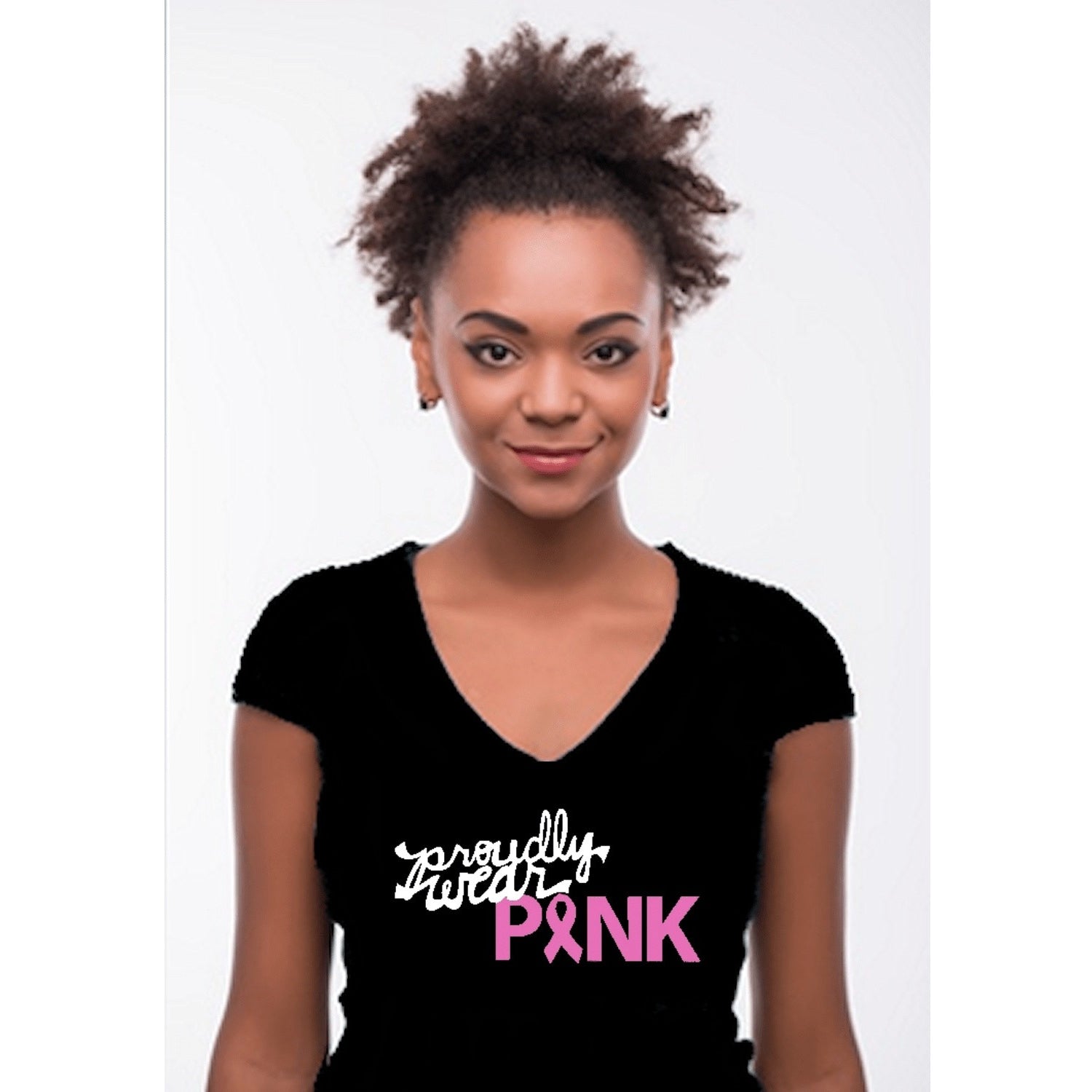 Proudly Wear Pink Breast Cancer Awareness T Shirt
