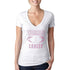 Tackle Cancer Rhinestone Football T Shirt