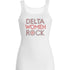 Delta Women Rock Rhinestone Tank Top