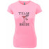 Team Bride Rhinestone Martini Glass T Shirt