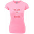 Team Bride Rhinestone Martini Glass T Shirt
