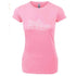 Think Pink Walk Proud Rhinestone Ribbon Shoe Tee