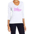 Think Pink Walk Proud Rhinestone Ribbon Shoe Tee
