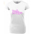Think Pink Walk Proud Rhinestone Ribbon Shoe Tee