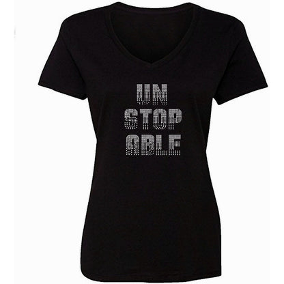 Unstoppable Rhinestone T Shirt