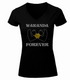 Wakanda Forever Womens Warrior Rhinestone Tee