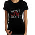 Wont He Do It Rhinestone T-Shirt